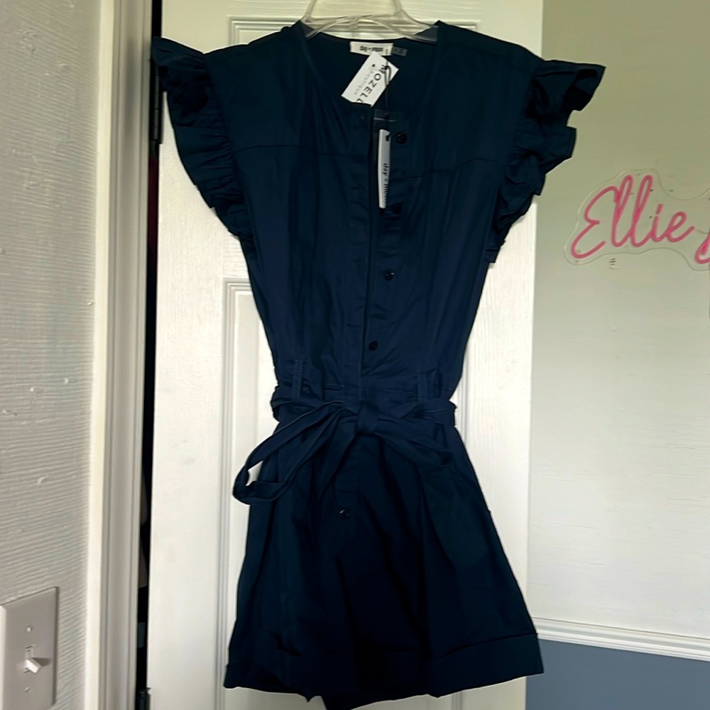 navy romper